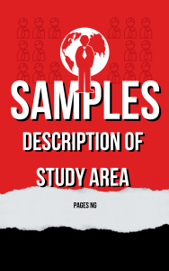 how to write description of study area