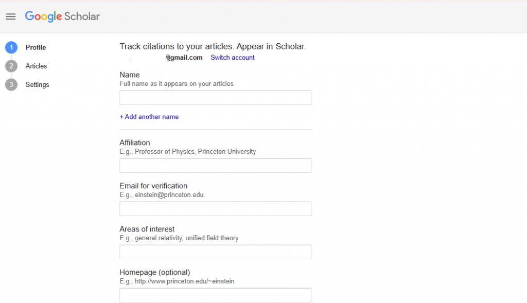Google scholar research